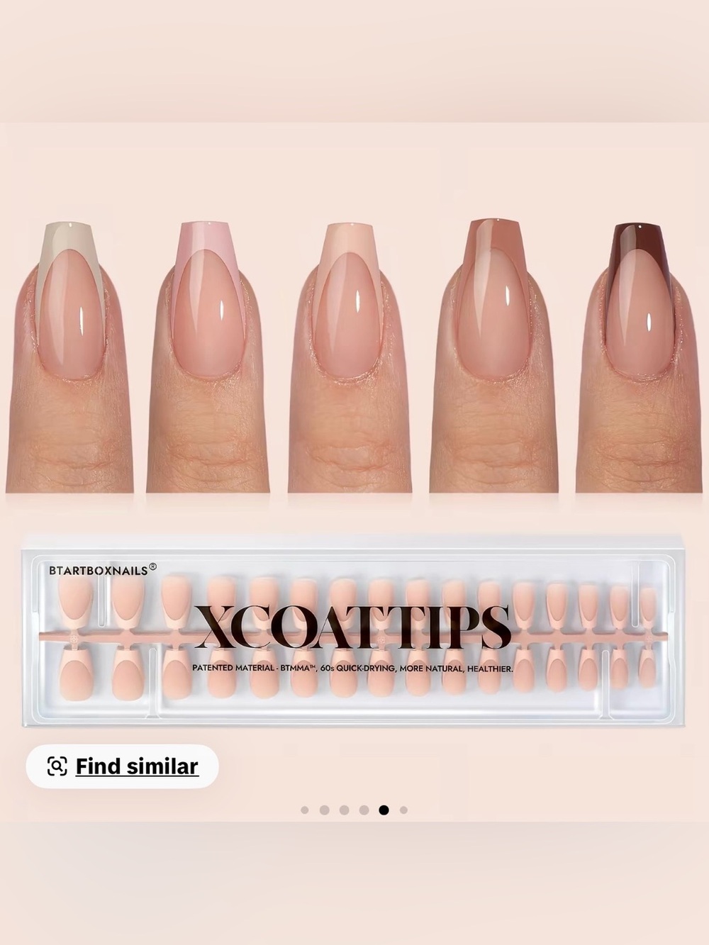 XCOAT TIPS Skin Tones Press-On Nails